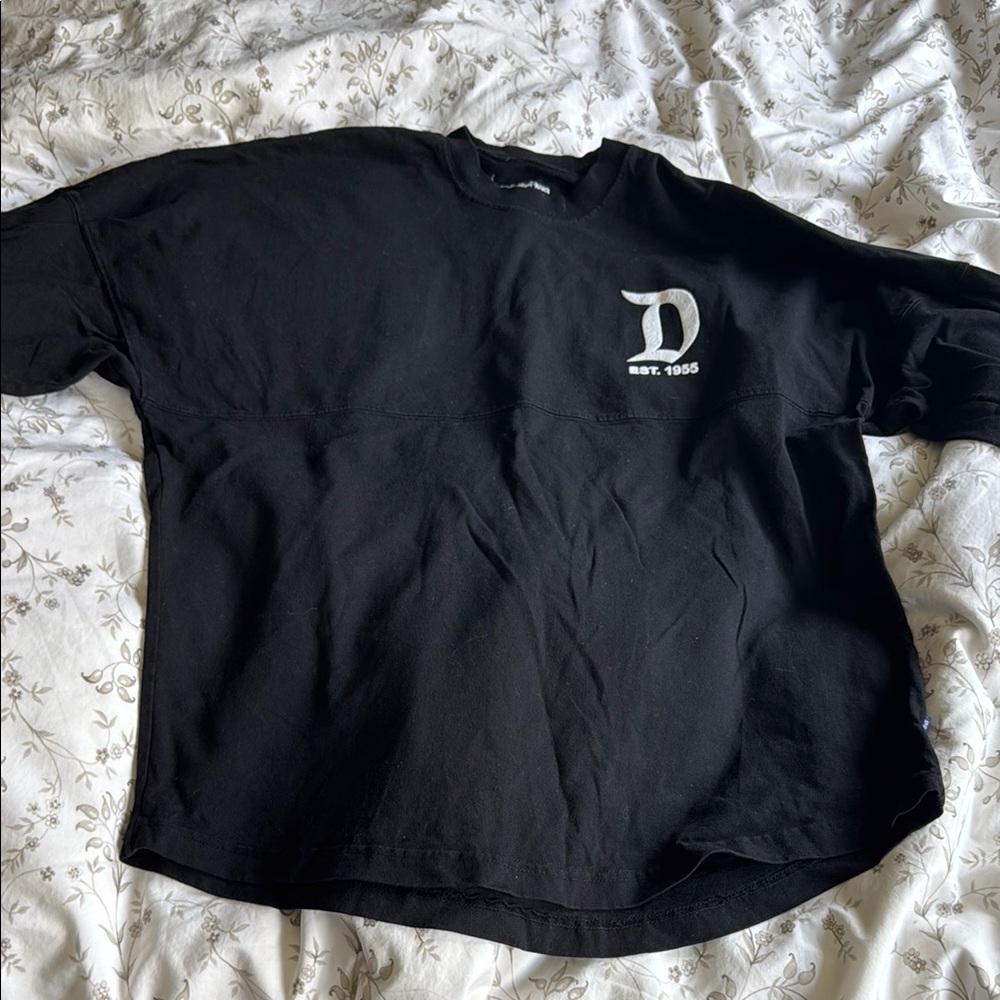 Disney Black Crew Neck Spirit Jersey